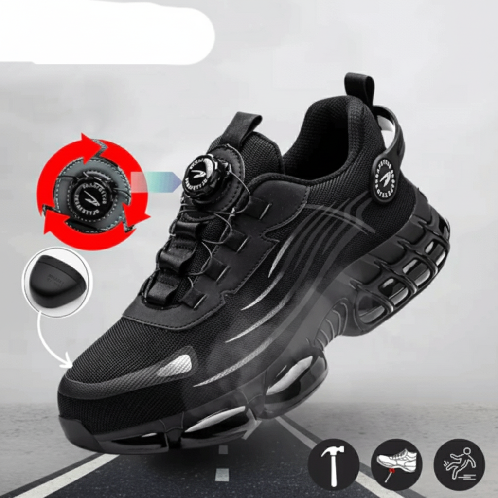 Men's Lightweight Orthopedic Safety Shoes Non-Slip Comfort Design 3