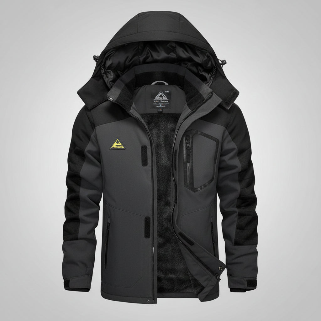 Waterdichte Winterjas Fleecevoering Buitenactiviteiten