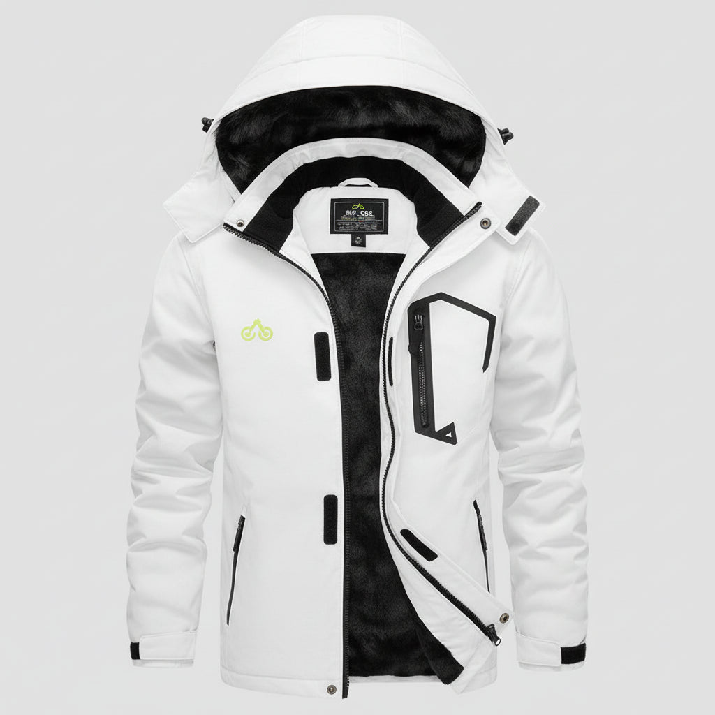 Waterdichte Winterjas Fleecevoering Buitenactiviteiten