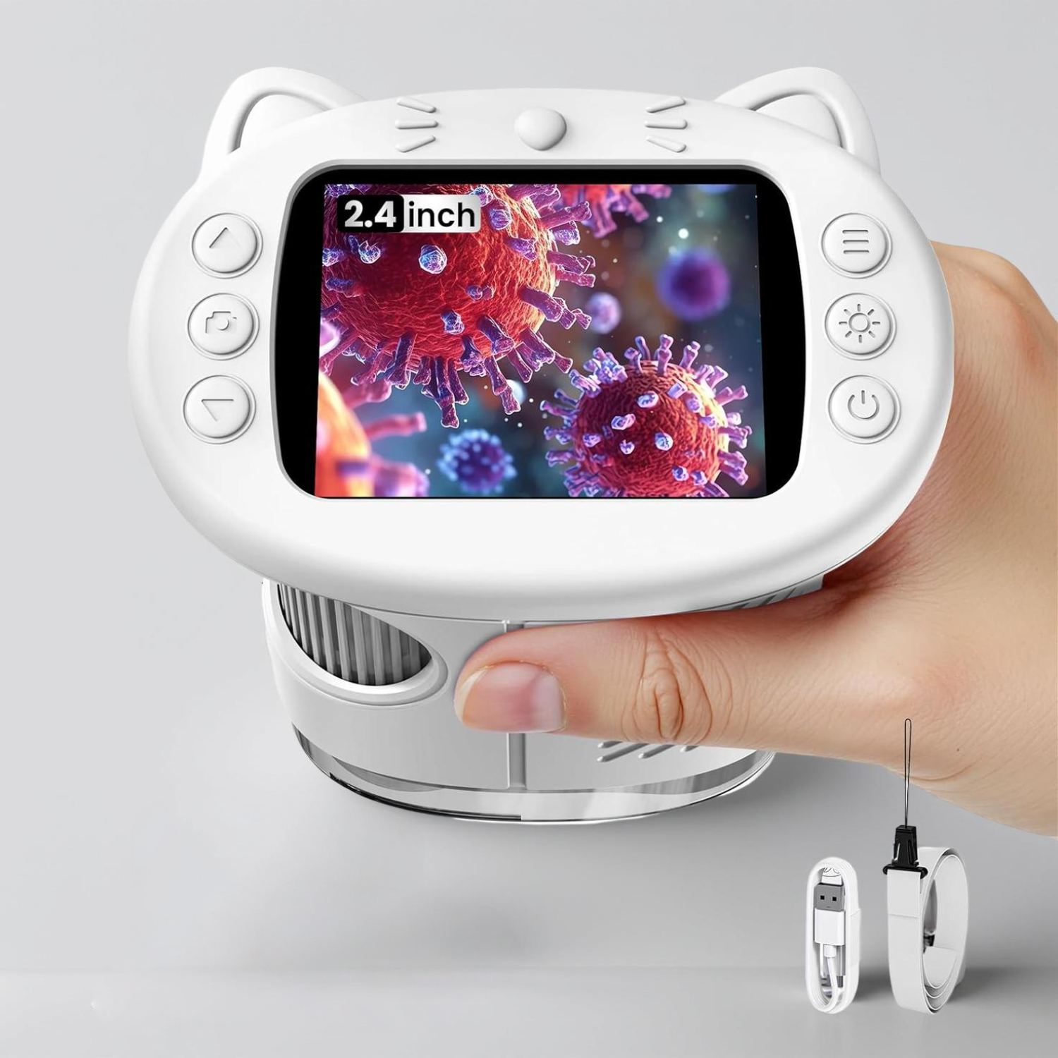 Digitale Microscoop Kinderen Draagbaar Scherm Camera