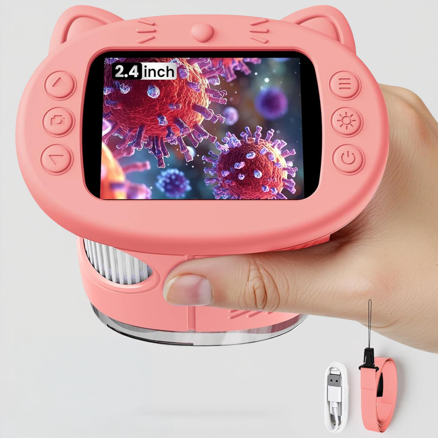 Digitale Microscoop Kinderen Draagbaar Scherm Camera