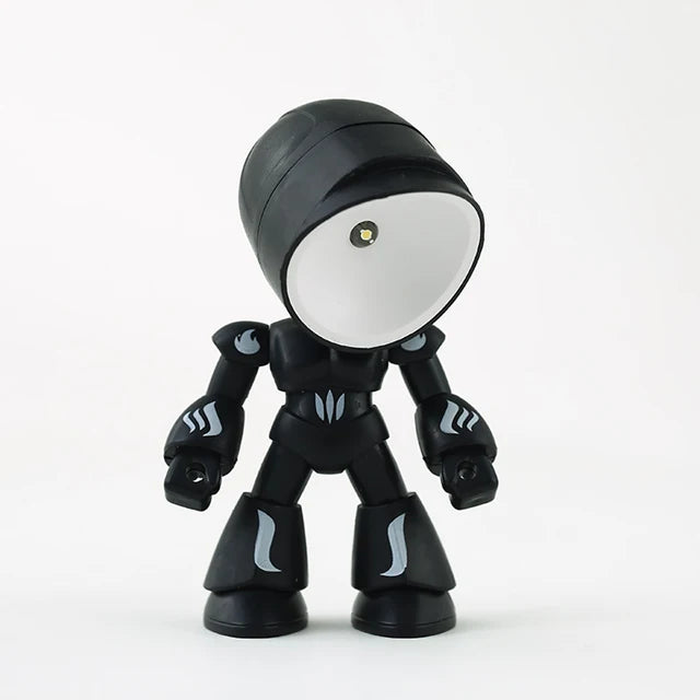 RoboGlow – Schattige Robot Tafellamp met LED voor Kinderkamer & Bureau
