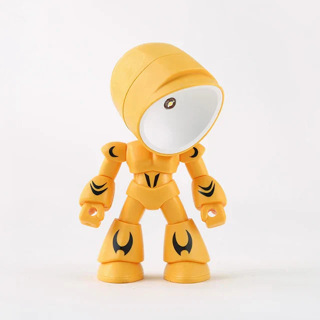 RoboGlow – Schattige Robot Tafellamp met LED voor Kinderkamer & Bureau