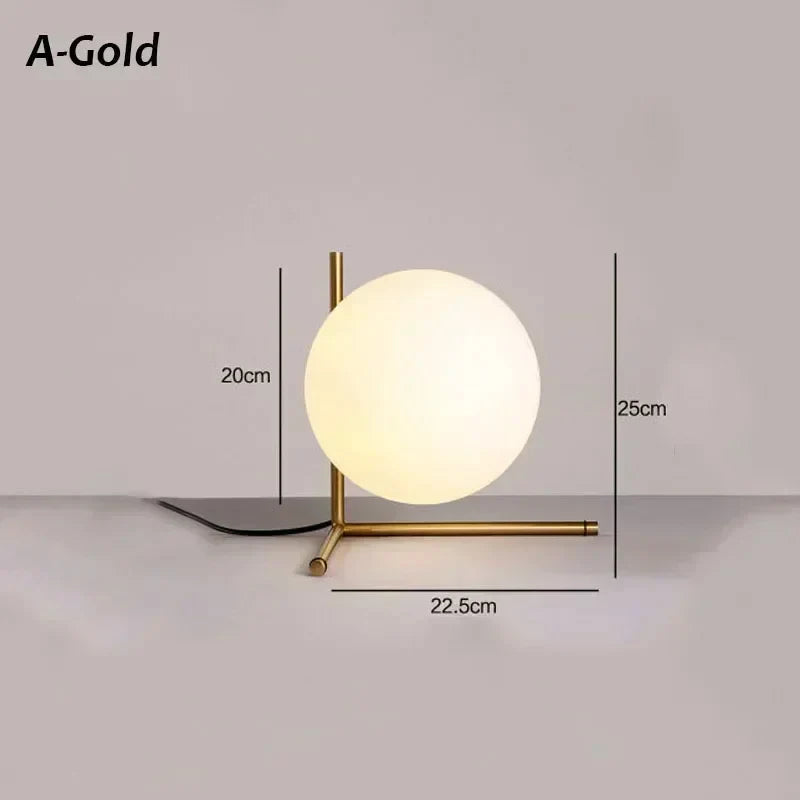 CityGlow - Moderne minimalistische glazen tafellamp