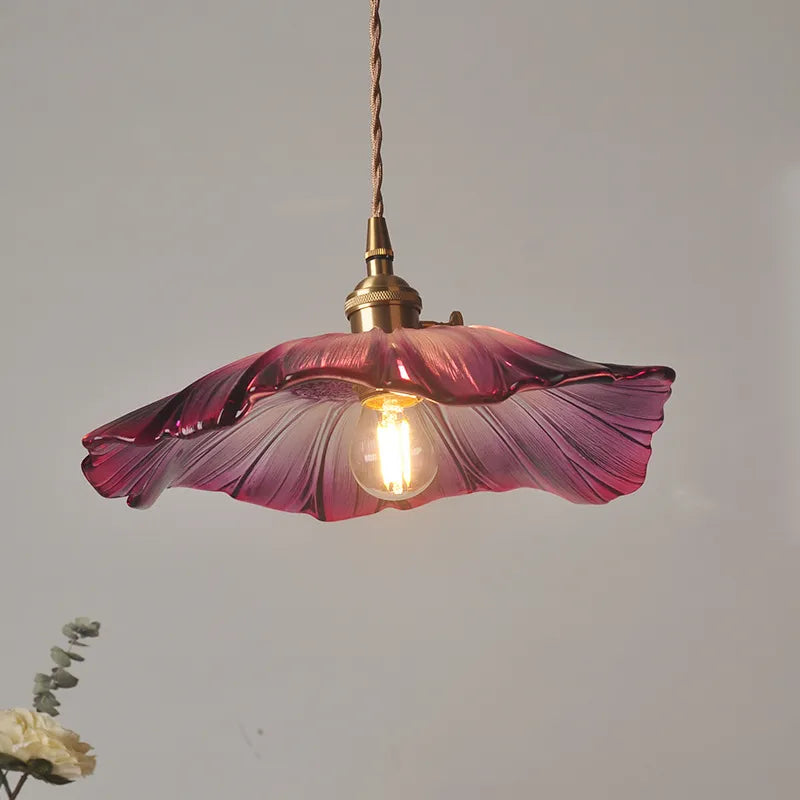 FloraGlimmer - Elegant Flower Pendant Lamps