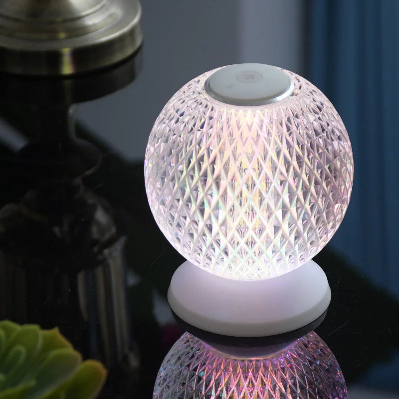 CrystalWave - Moderne draadloze kristallen lamp