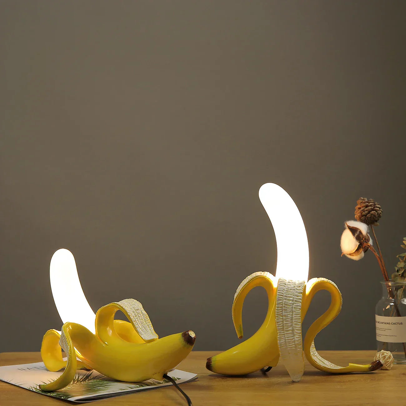 BananaGlow - Decoratieve Bananenlamp – Unieke LED Tafellamp