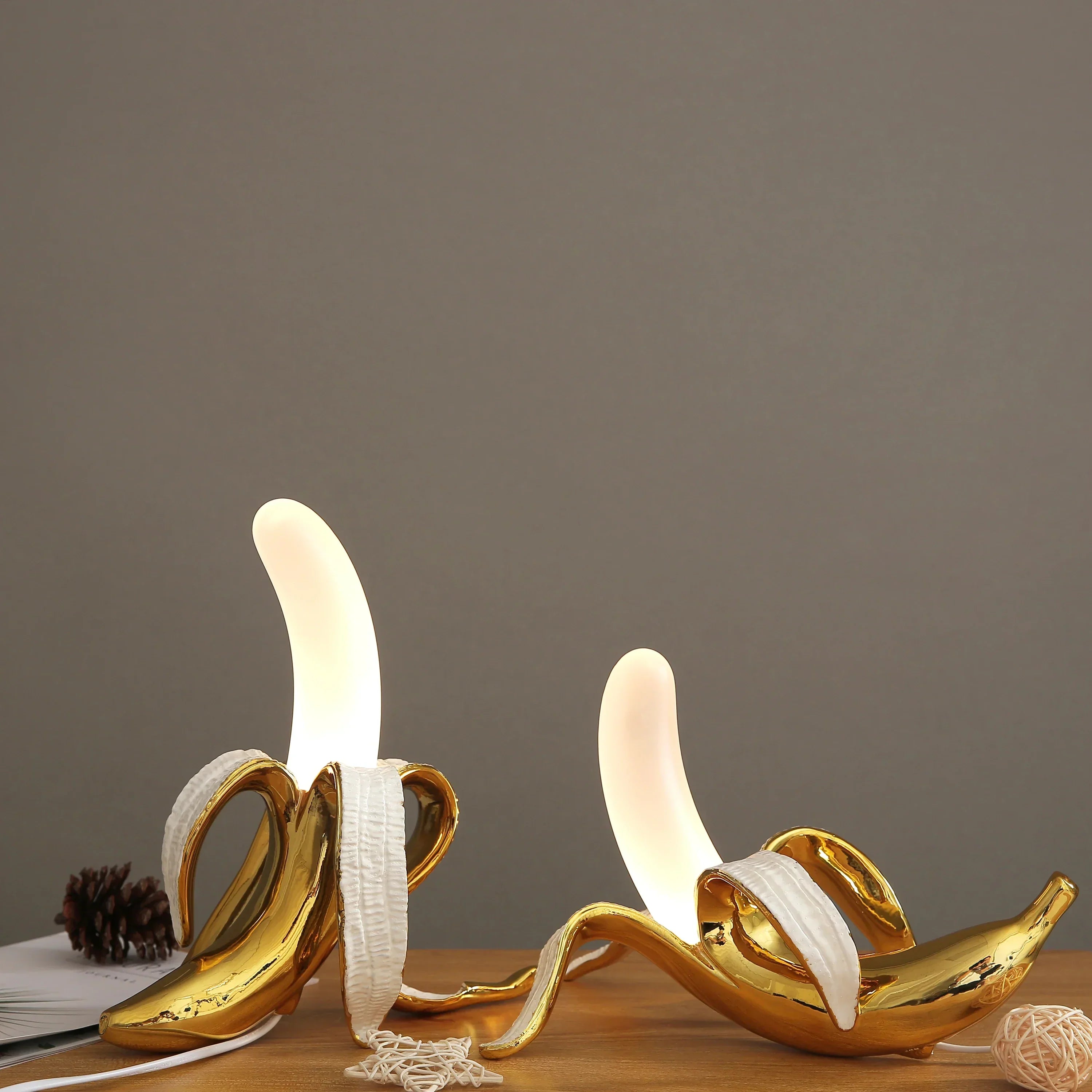 BananaGlow - Decoratieve Bananenlamp – Unieke LED Tafellamp