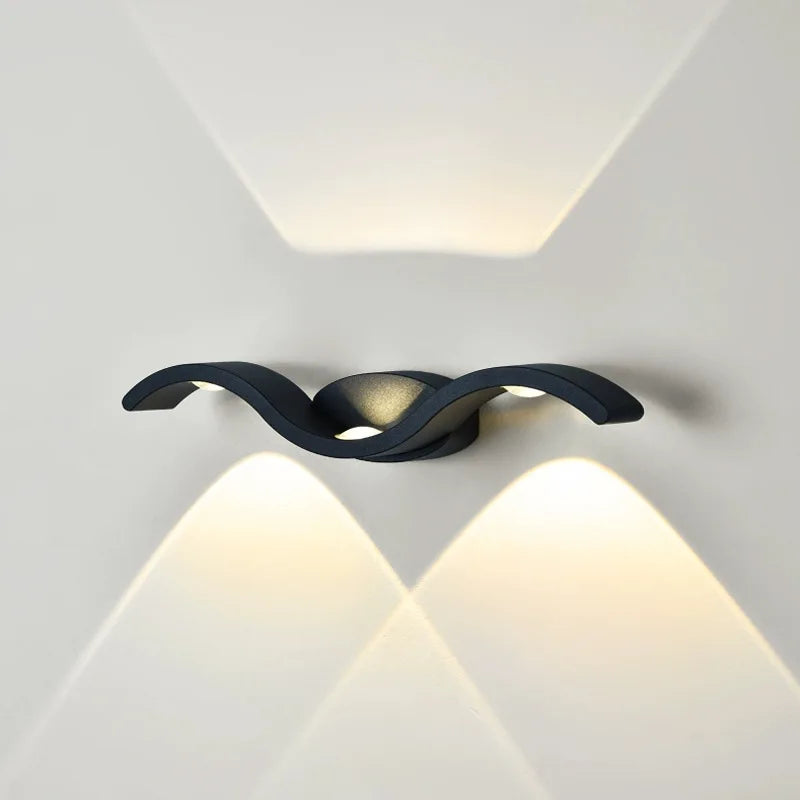 LumiWall - Lampada da parete LED moderna per esterni, resistente alle intemperie e a risparmio energetico