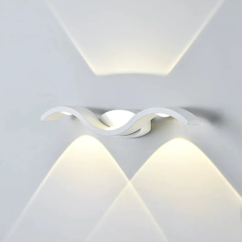 LumiWall - Lampada da parete LED moderna per esterni, resistente alle intemperie e a risparmio energetico