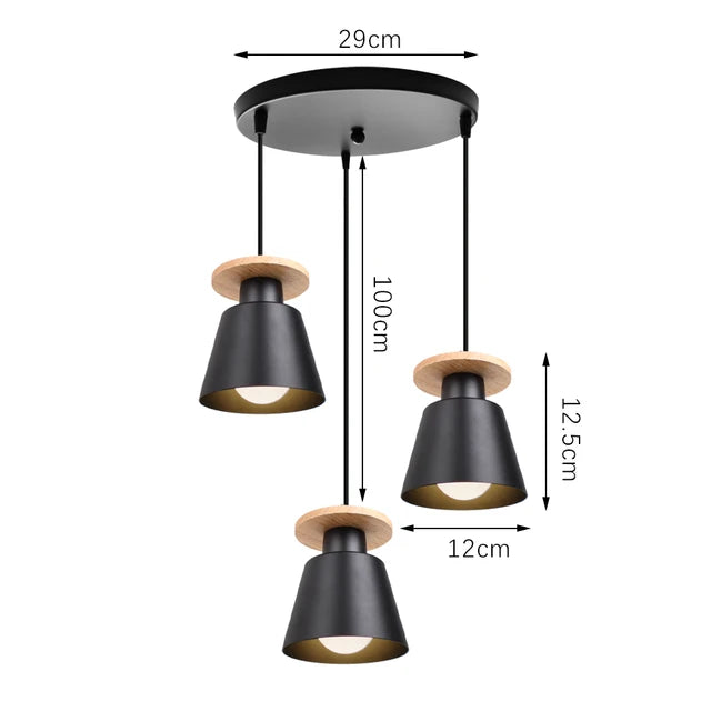NordicGlow - Scandinavian Pendant Lamp for Dining Room or Kitchen