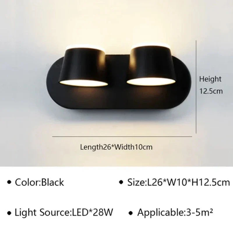 RevolveLicht - Draaibare Wandlamp