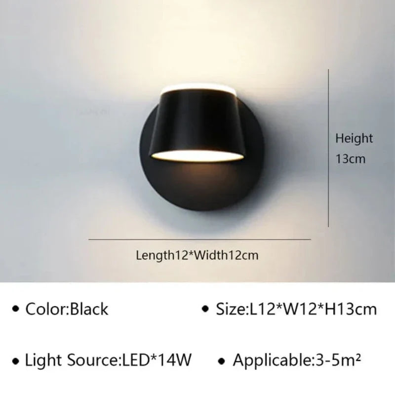 RevolveLicht - Draaibare Wandlamp