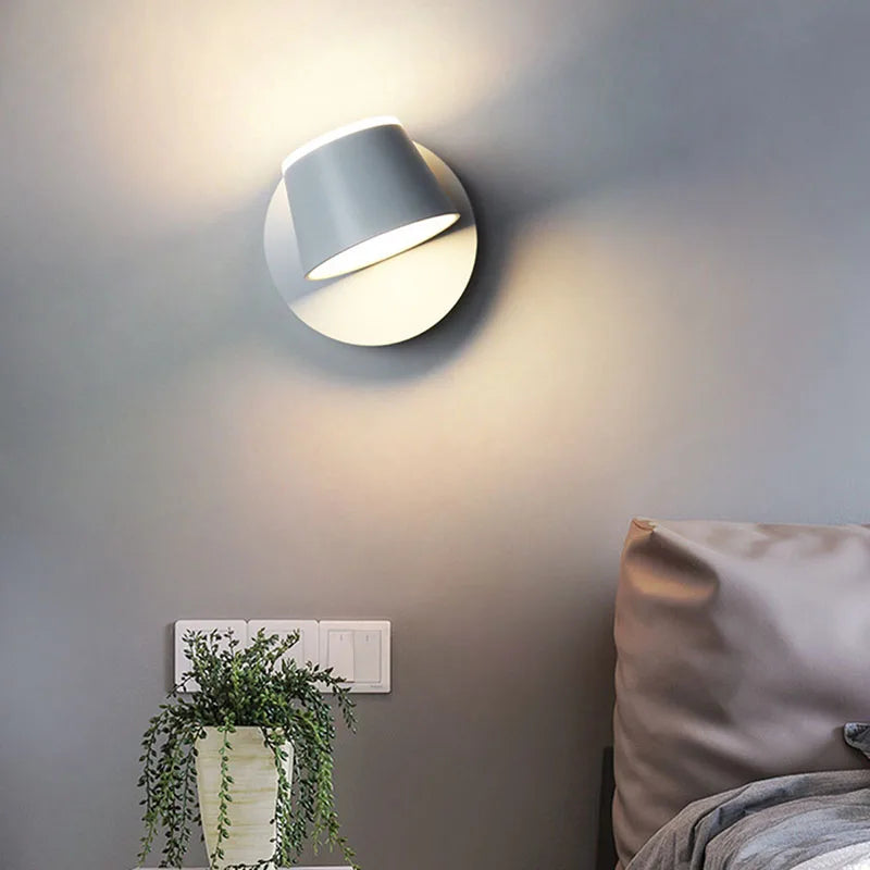 BrightGlow - Draaibare LED Wandlamp in Modern Design – Verstelbare Verlichting