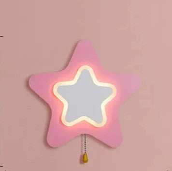 KidsCloud - Lámpara nocturna LED con diseño de nubes y globo aerostático – Lámpara de pared