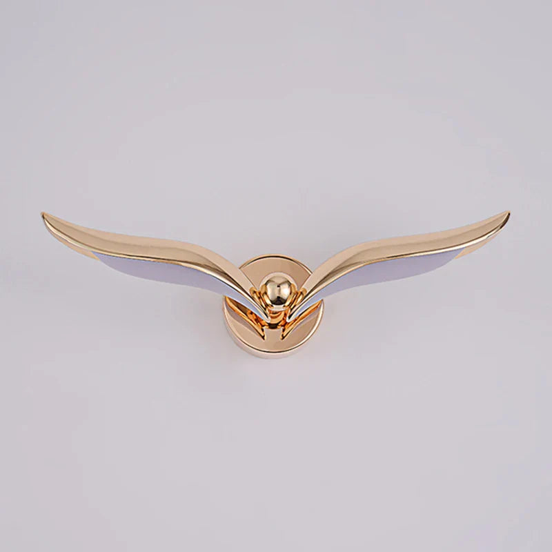 GoldenHorizon – Lámpara de pared elegante en forma de gaviota