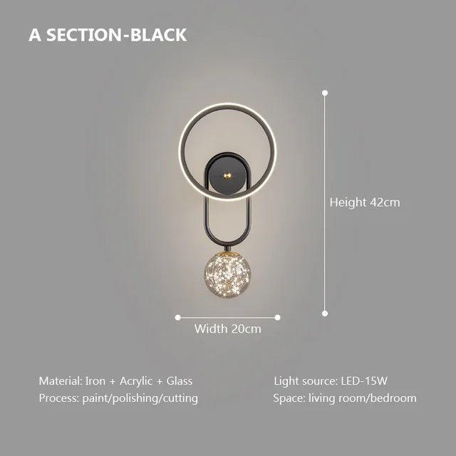 LumoEdge - Lampada da parete LED moderna | Illuminazione interna elegante