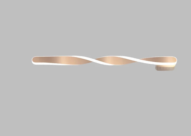 CurveLux - Lámpara de pared LED moderna con diseño curvado Iluminación regulable