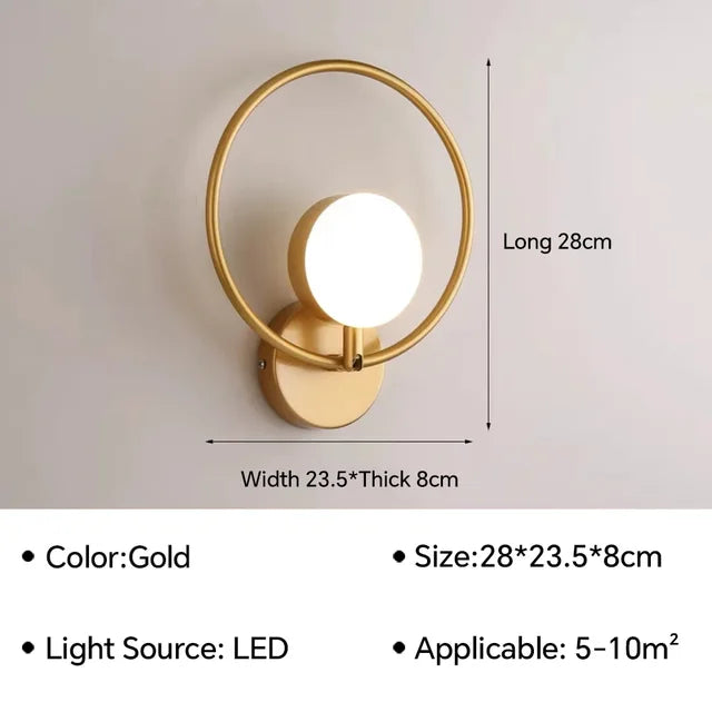 ModernLustre - LED Wandlamp Glaskogel | Sfeervolle Verlichting voor Elke Ruimte