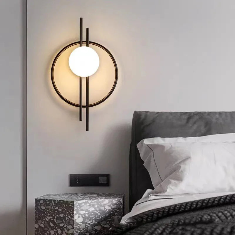 ModernLustre - LED Wandlamp Glaskogel | Sfeervolle Verlichting voor Elke Ruimte