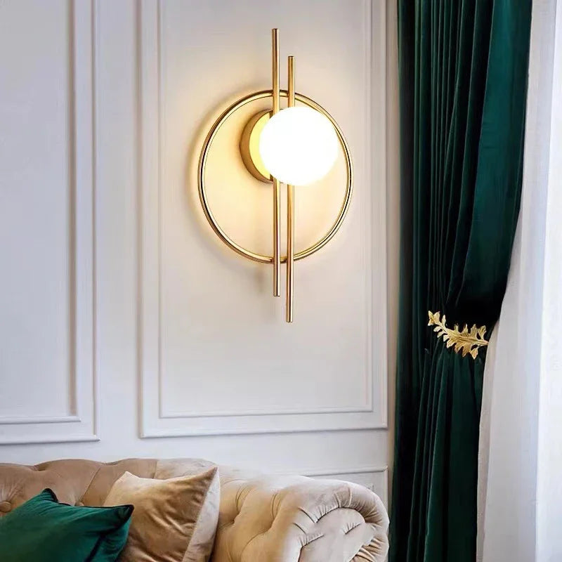 ModernLustre - LED Wandlamp Glaskogel | Sfeervolle Verlichting voor Elke Ruimte
