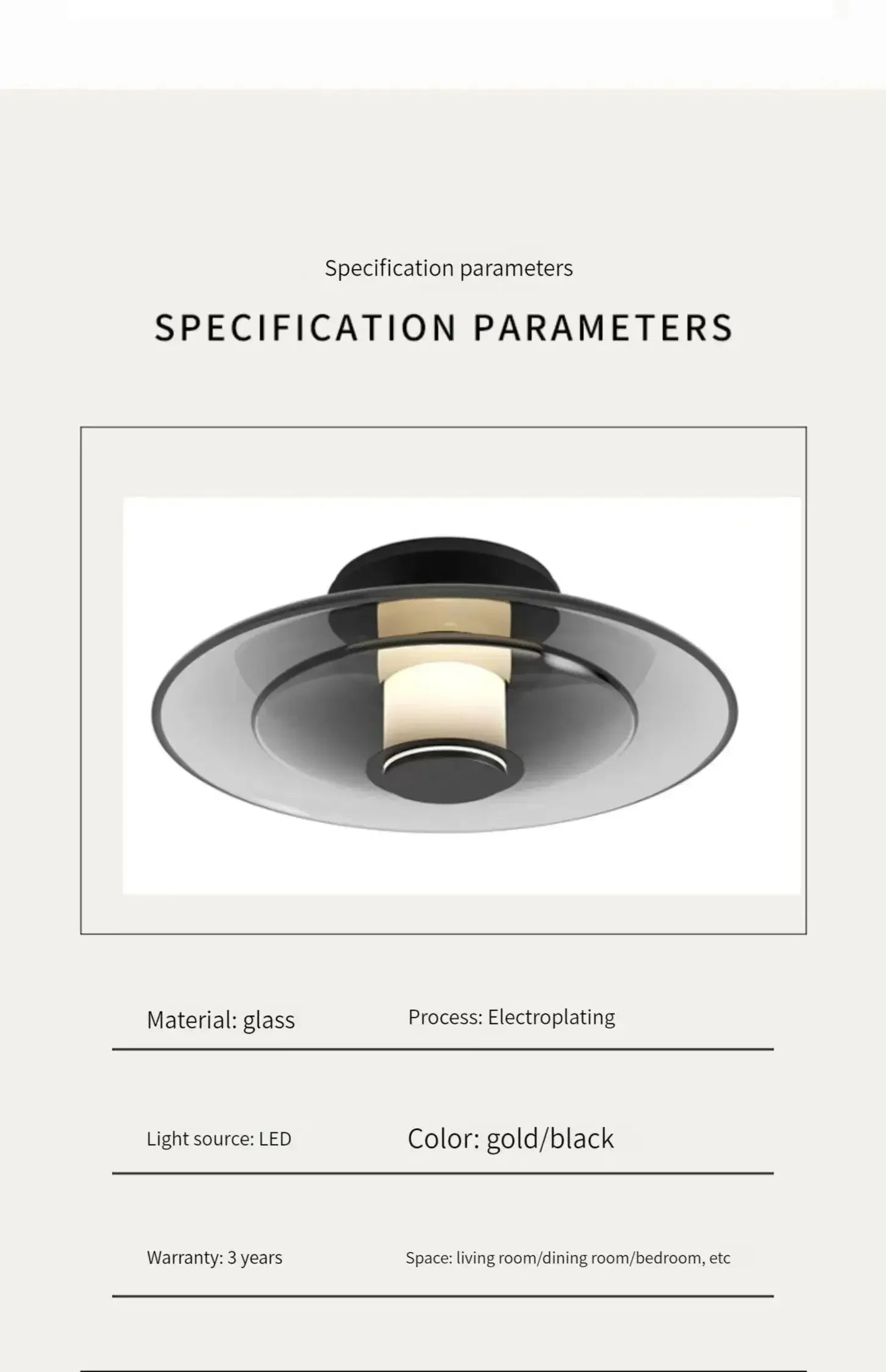 LumiDisc – Amber glazen wandlamp voor een warme sfeer