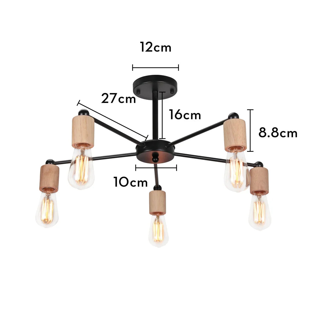 NordicGleam - Scandinavische Loft Hanglamp