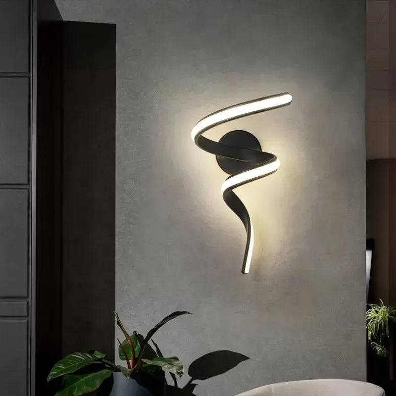 LumiSpiral - LED Wandlamp met Modern Design