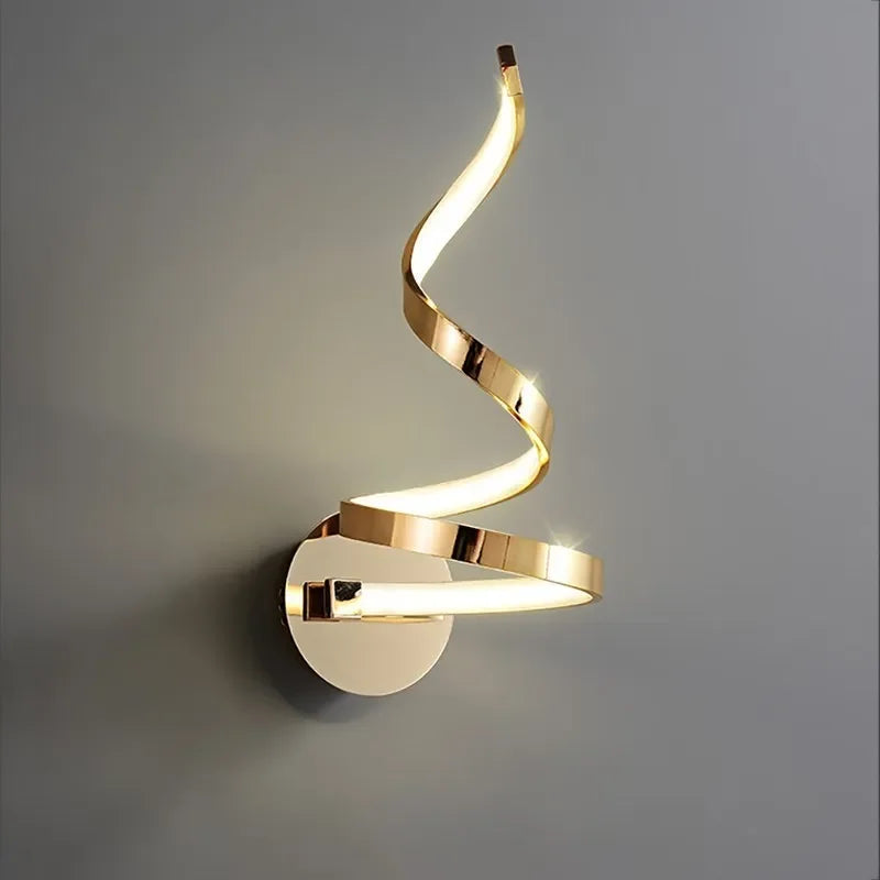 LumiSpiral - LED Wandlamp met Modern Design