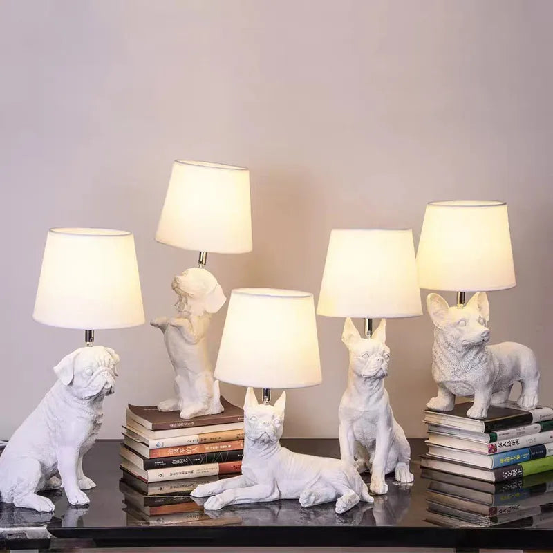 LumiDog – Speelse LED Tafellamp in Puppy Design, Perfect voor Woonkamer, Slaapkamer en Kinderkamer