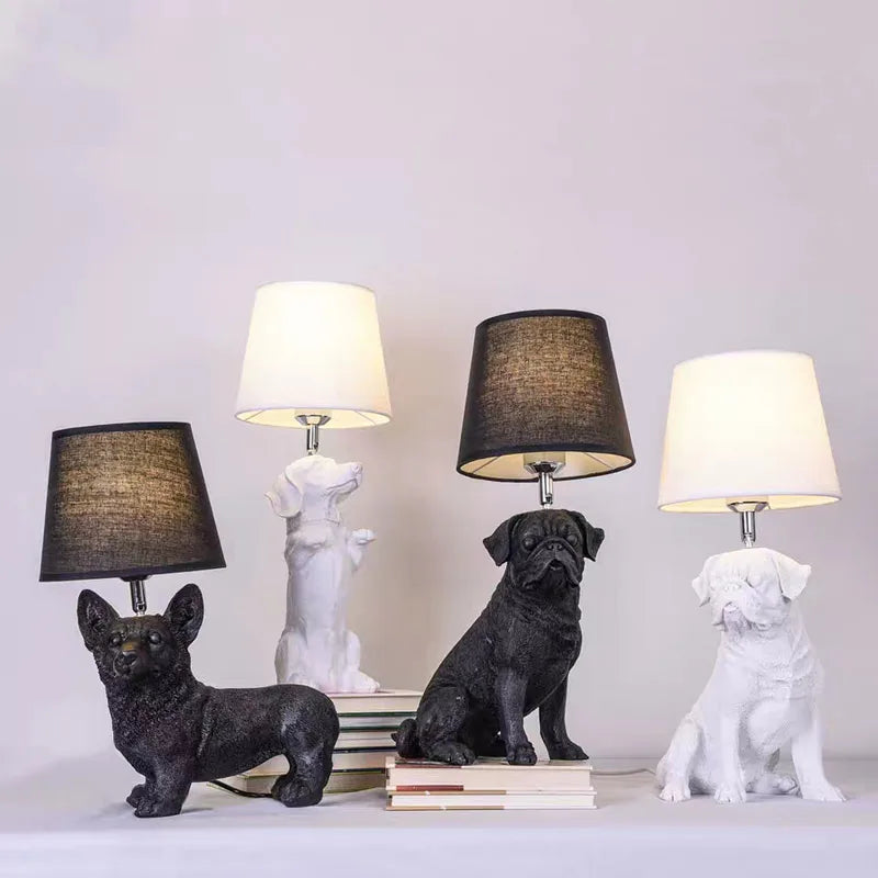 LumiDog – Speelse LED Tafellamp in Puppy Design, Perfect voor Woonkamer, Slaapkamer en Kinderkamer