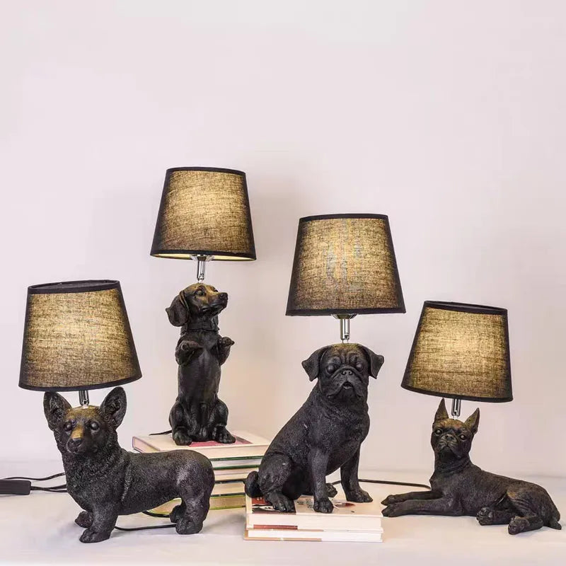 LumiDog – Speelse LED Tafellamp in Puppy Design, Perfect voor Woonkamer, Slaapkamer en Kinderkamer