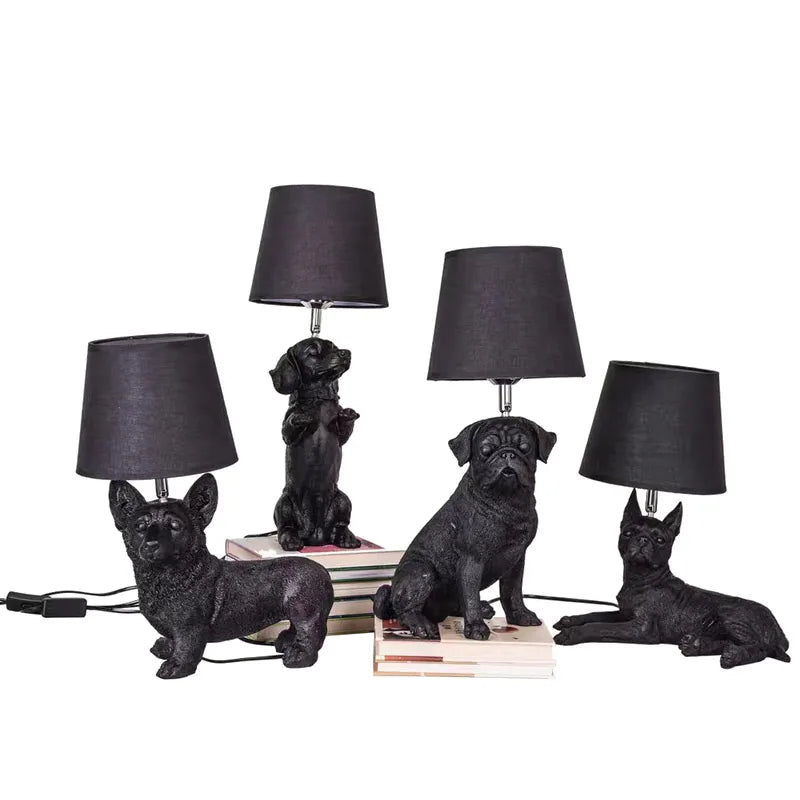 LumiDog – Speelse LED Tafellamp in Puppy Design, Perfect voor Woonkamer, Slaapkamer en Kinderkamer