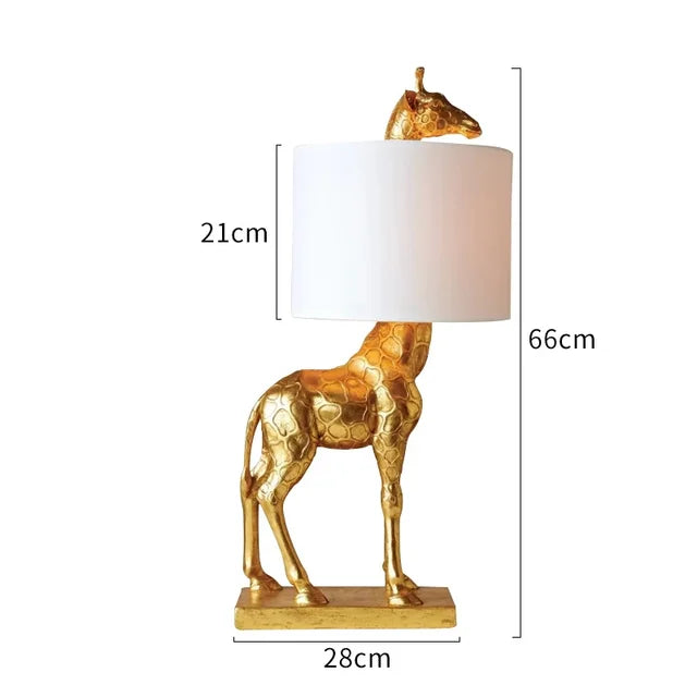 SafariGlow - Giraffe Tafellamp in Safari Stijl voor Woonkamer & Slaapkamer