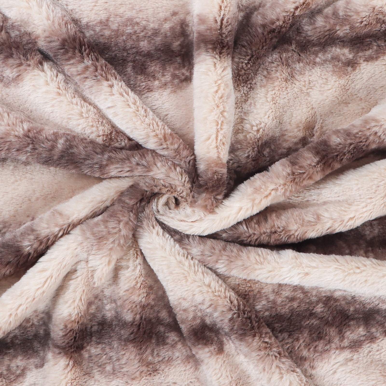 Browned Faux-Fur Blanket