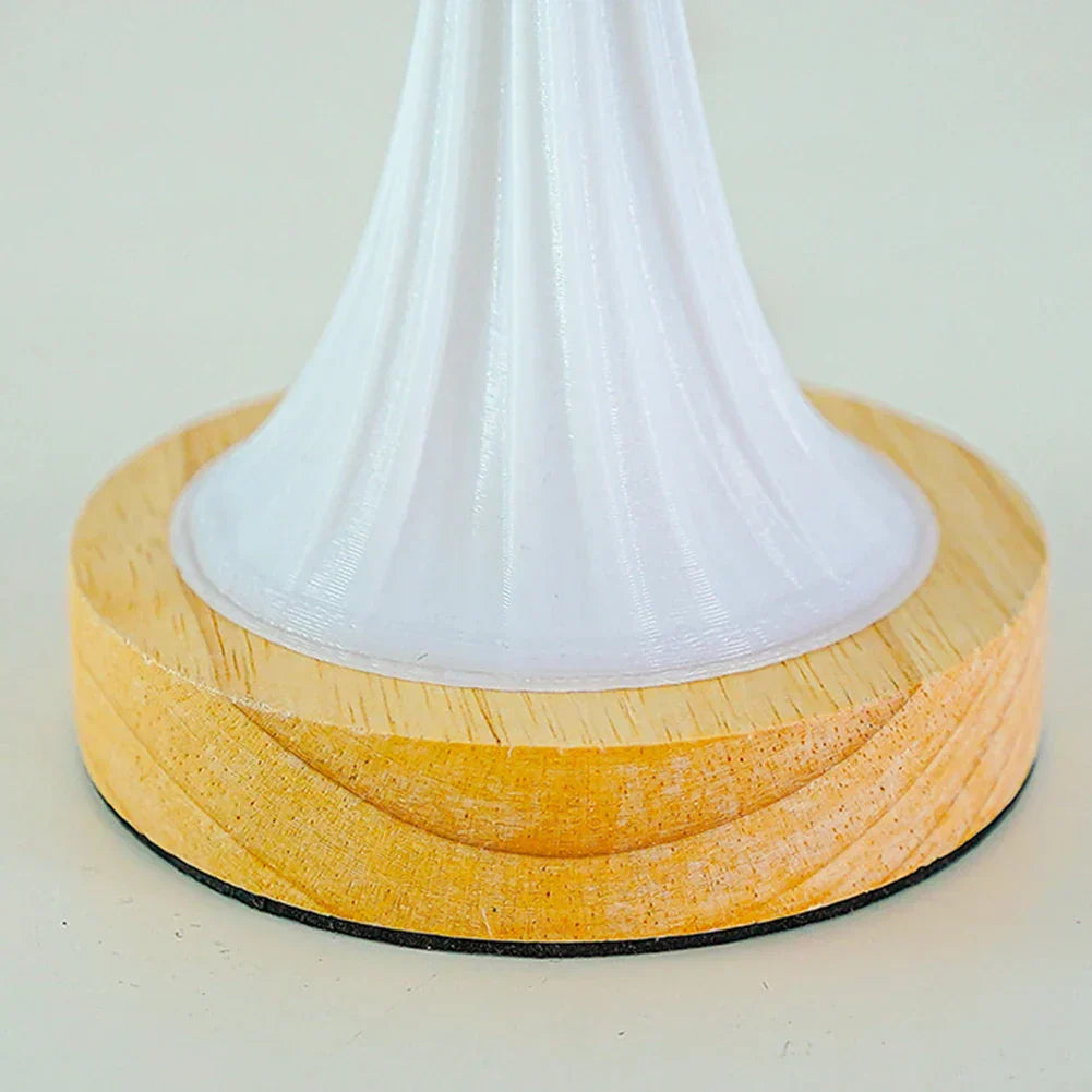 WoodGlow – Minimalistische LED Tafellamp voor Sfeervolle Verlichting