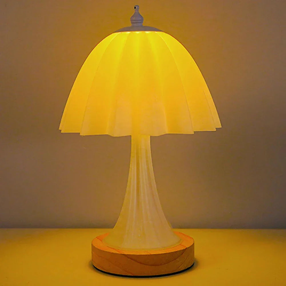 WoodGlow – Minimalistische LED Tafellamp voor Sfeervolle Verlichting