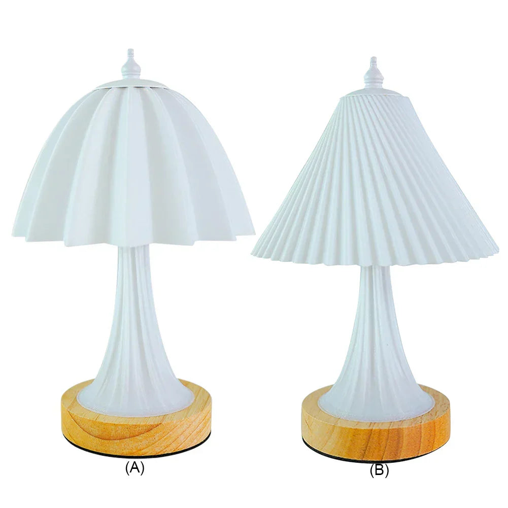 WoodGlow – Minimalistische LED Tafellamp voor Sfeervolle Verlichting