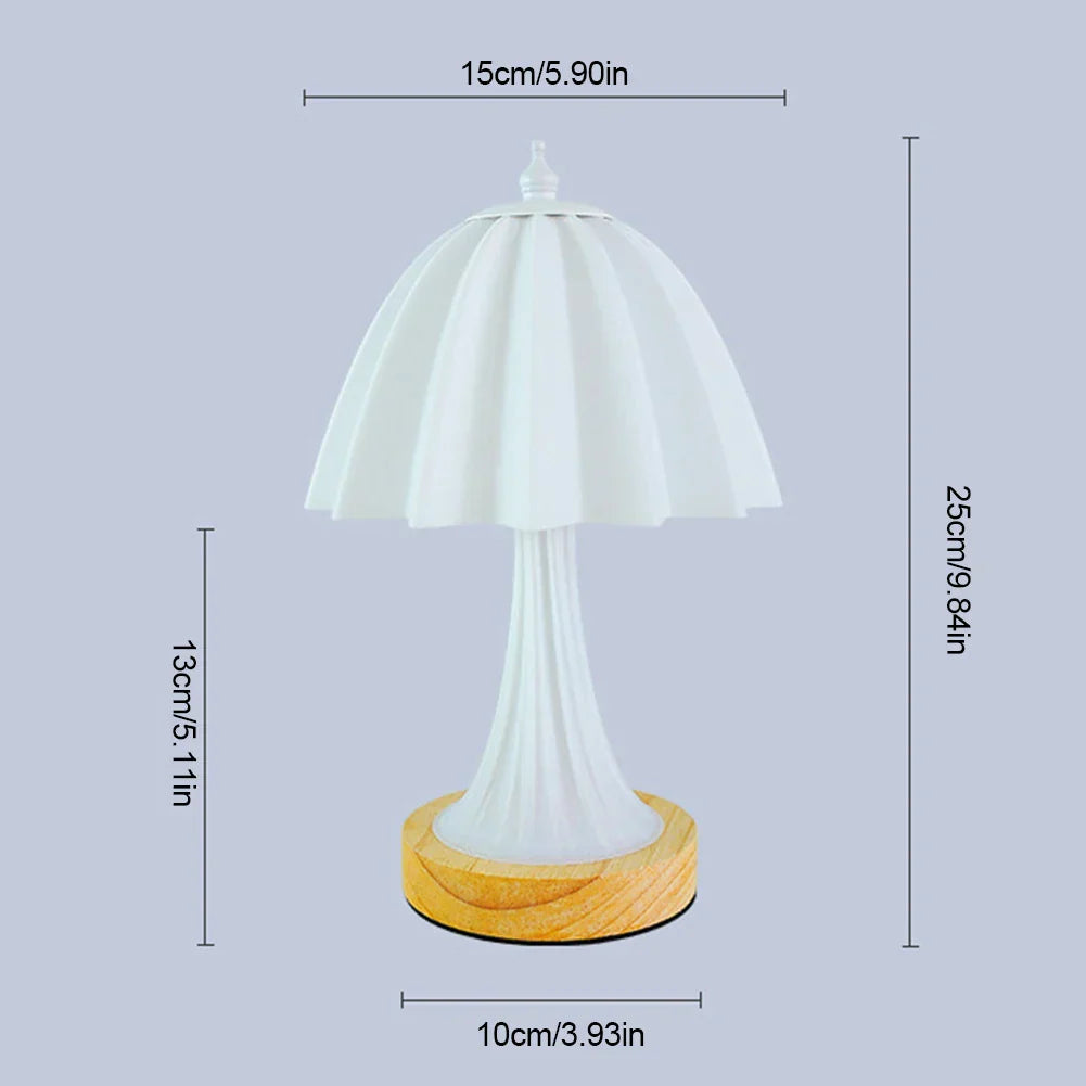 WoodGlow – Minimalistische LED Tafellamp voor Sfeervolle Verlichting