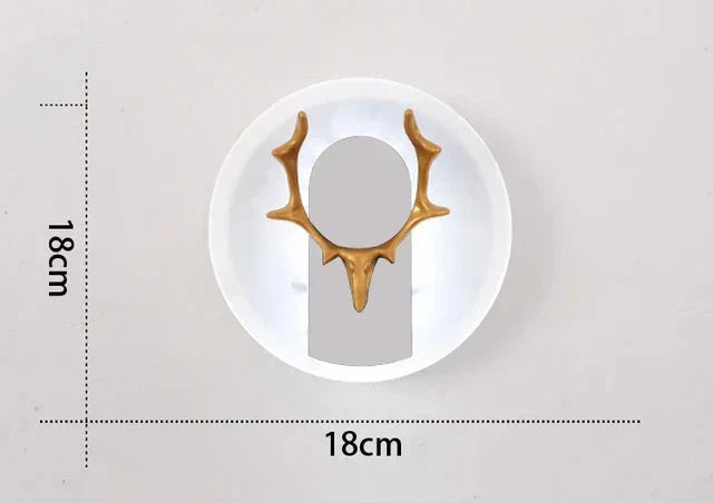 AntlerGlow - Moderne LED Wandlamp met Gewei Ontwerp – Decoratieve Verlichting