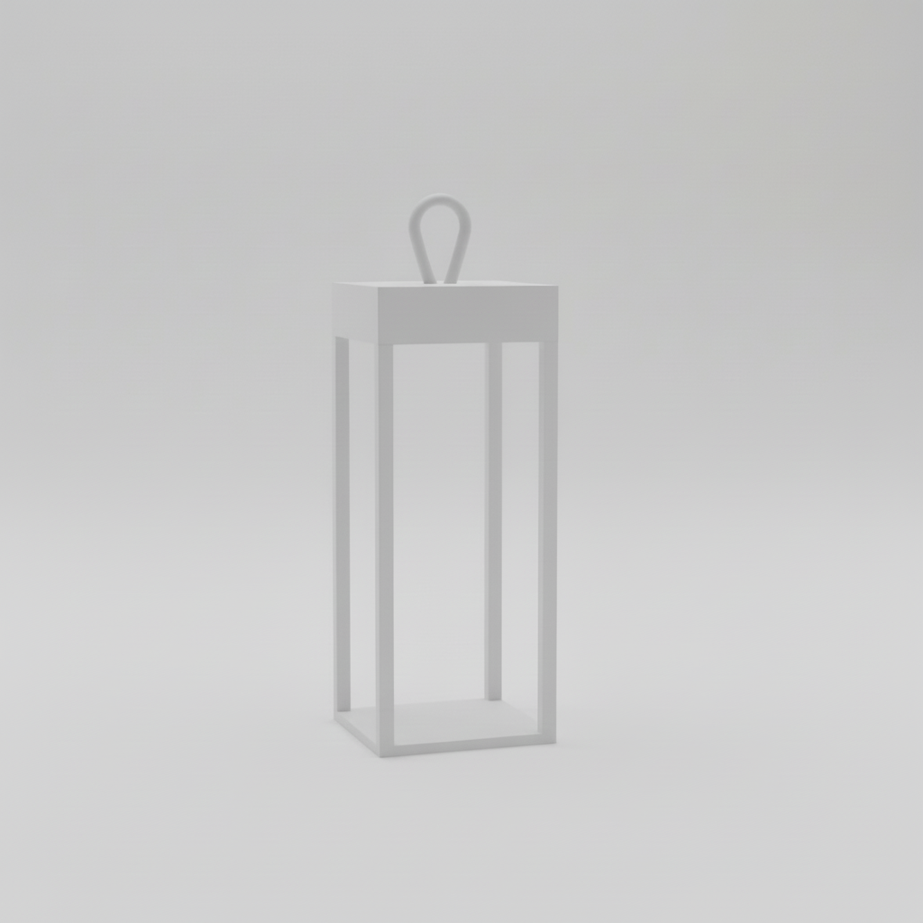 Candeeiro de mesa LED regulável minimalista metal interior exterior