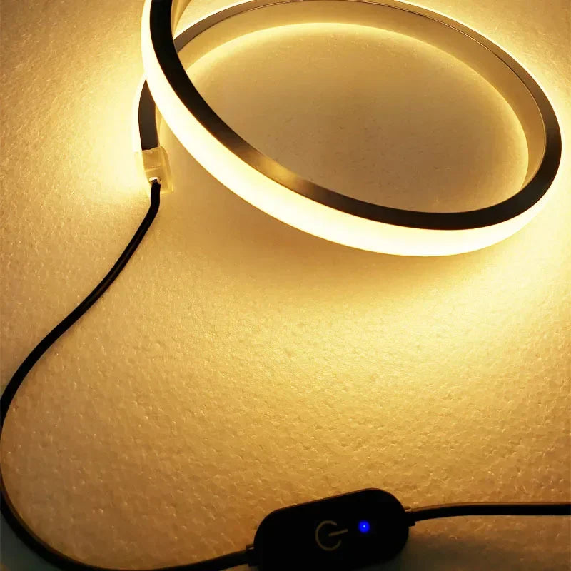 LumiSerpent - LED Tafellamp in Slangenontwerp, Dimbare Verlichting voor Woonkamer & Slaapkamer