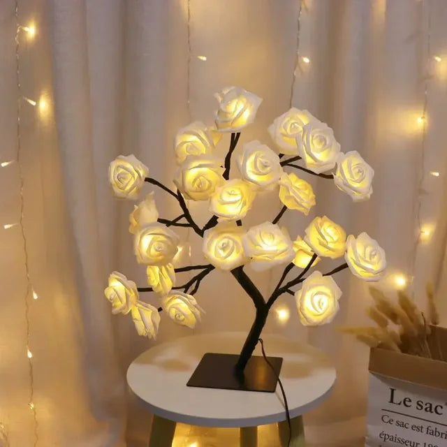 LumiTree - LED Boom Tafellamp – Sfeervolle Decoratieve Verlichting voor Woon- en Slaapkamer