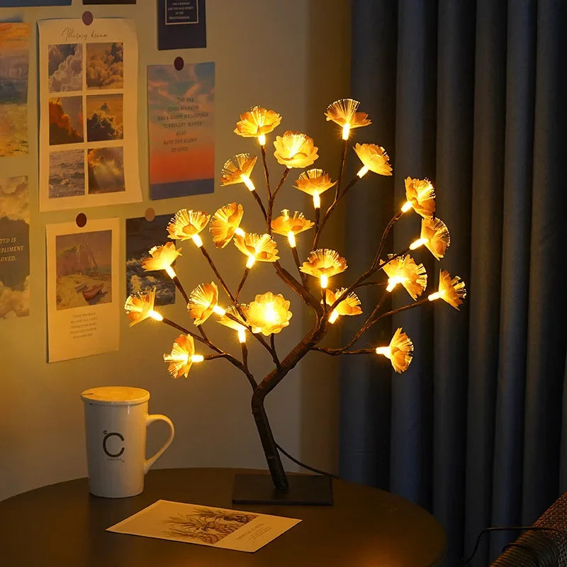 LumiTree - LED Boom Tafellamp – Sfeervolle Decoratieve Verlichting voor Woon- en Slaapkamer