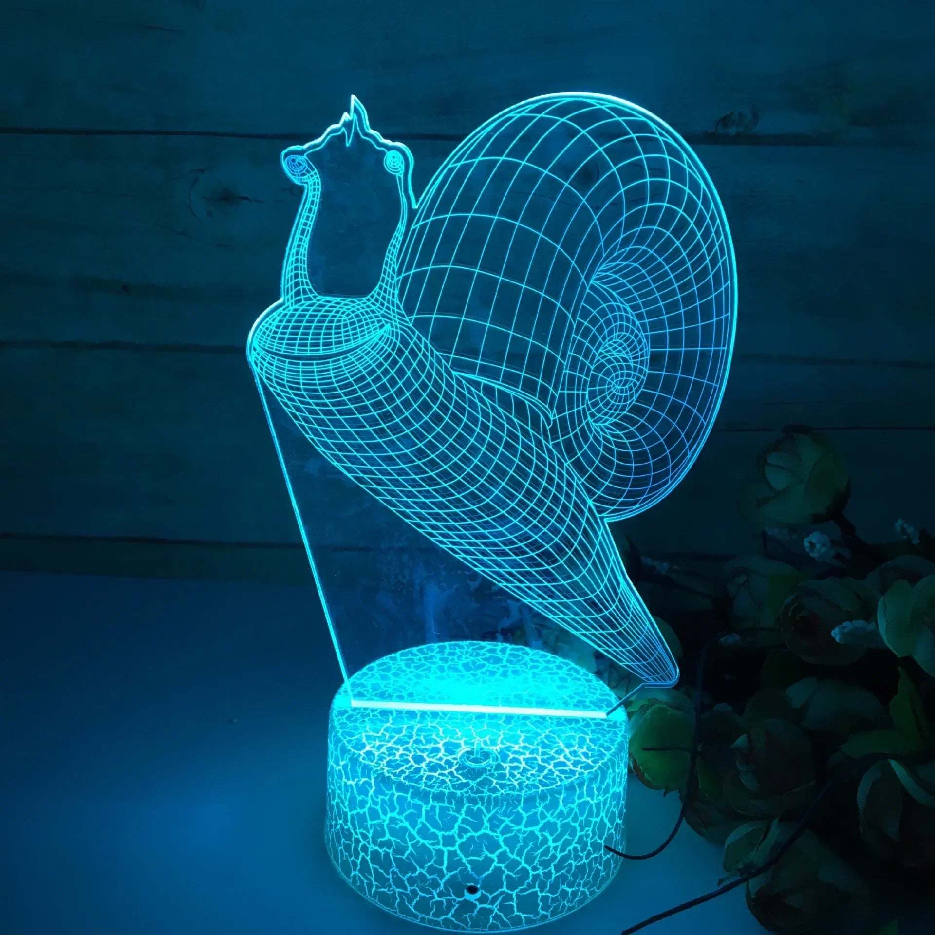 GlowSnail - 3D LED Nachtlampje met Kleurverandering en Dimbare Functie