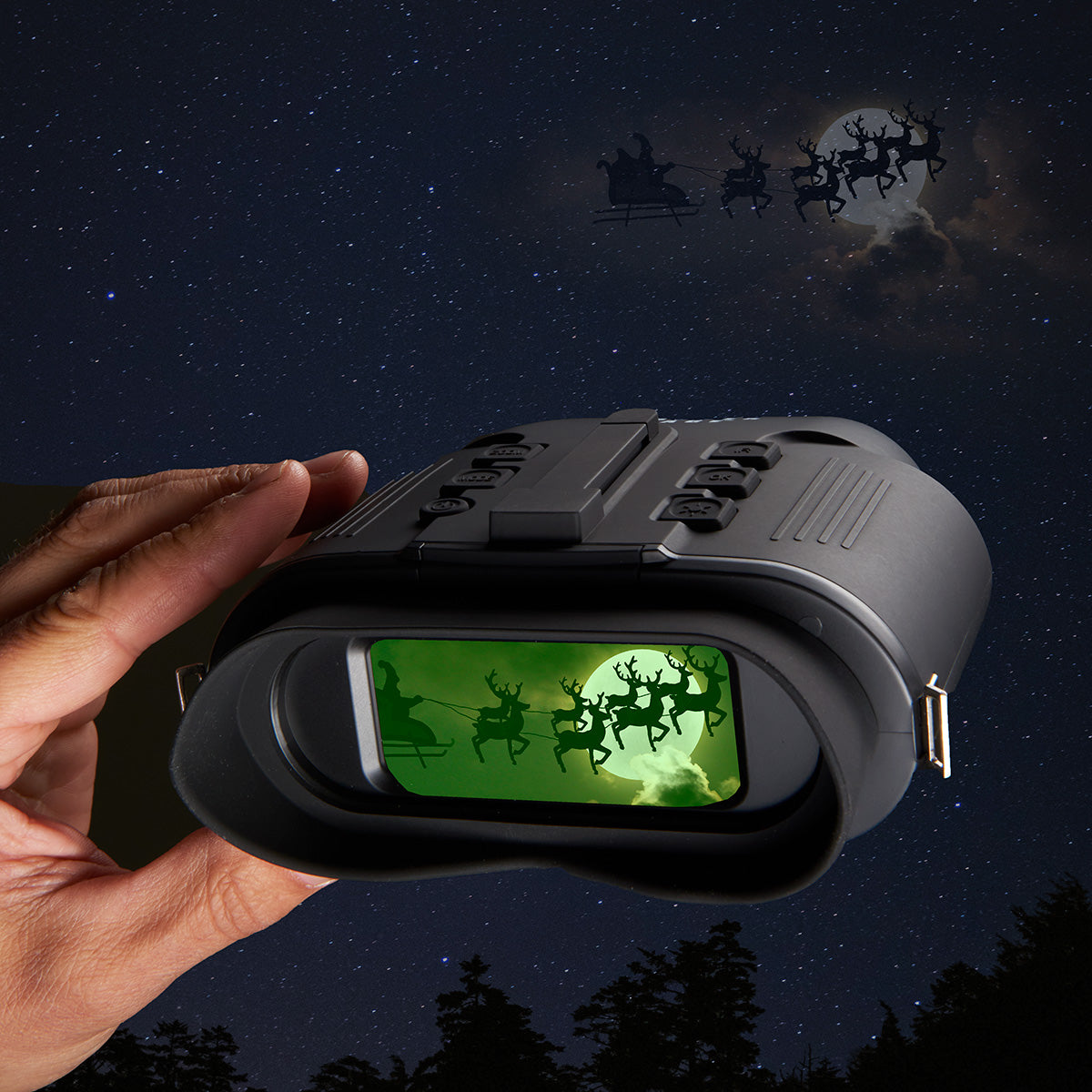 Night Vision Binoculars 7X Optical Zoom Infrared Clarity 1