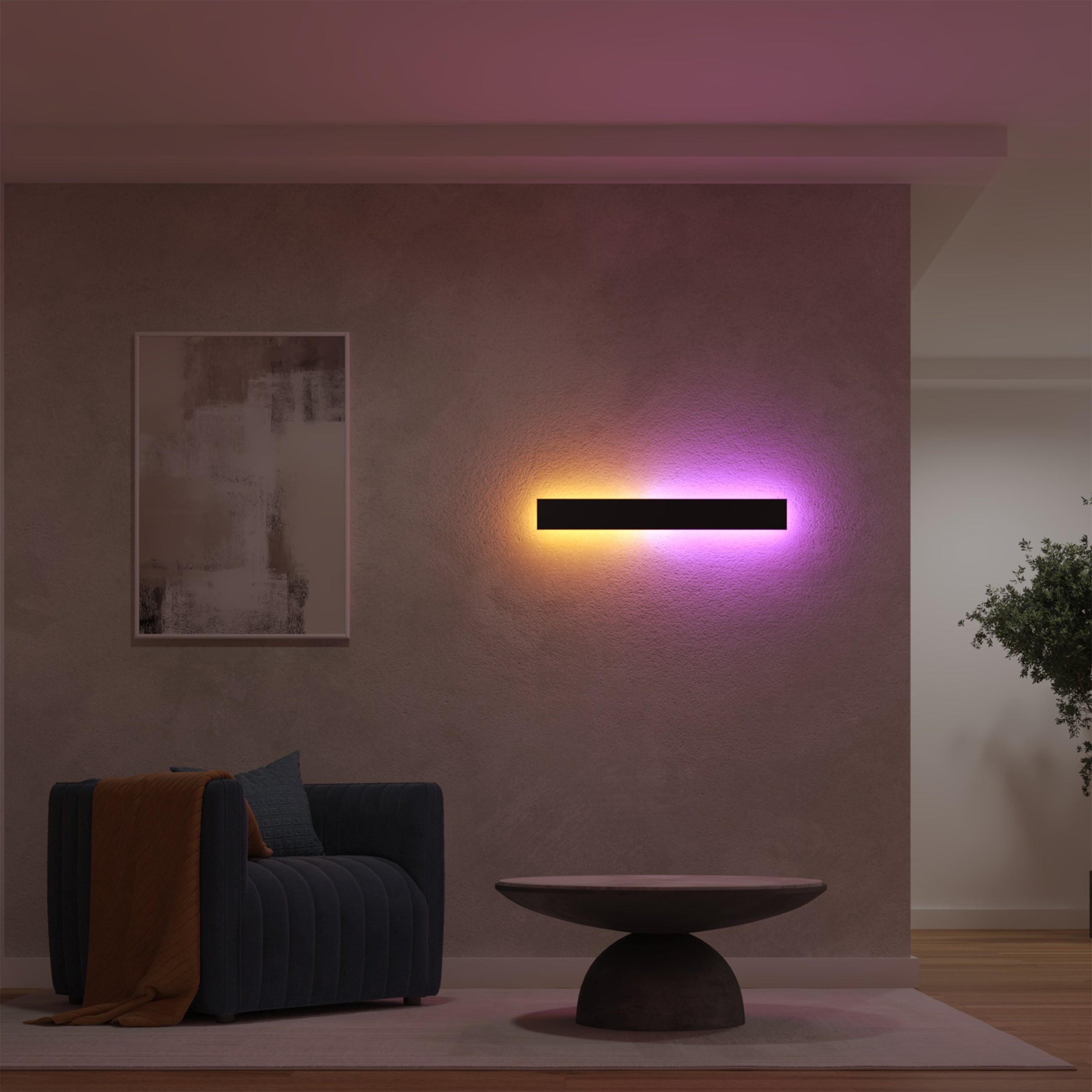 Lampada da parete Noire - Illuminazione moderna con opzioni RGB eleganti