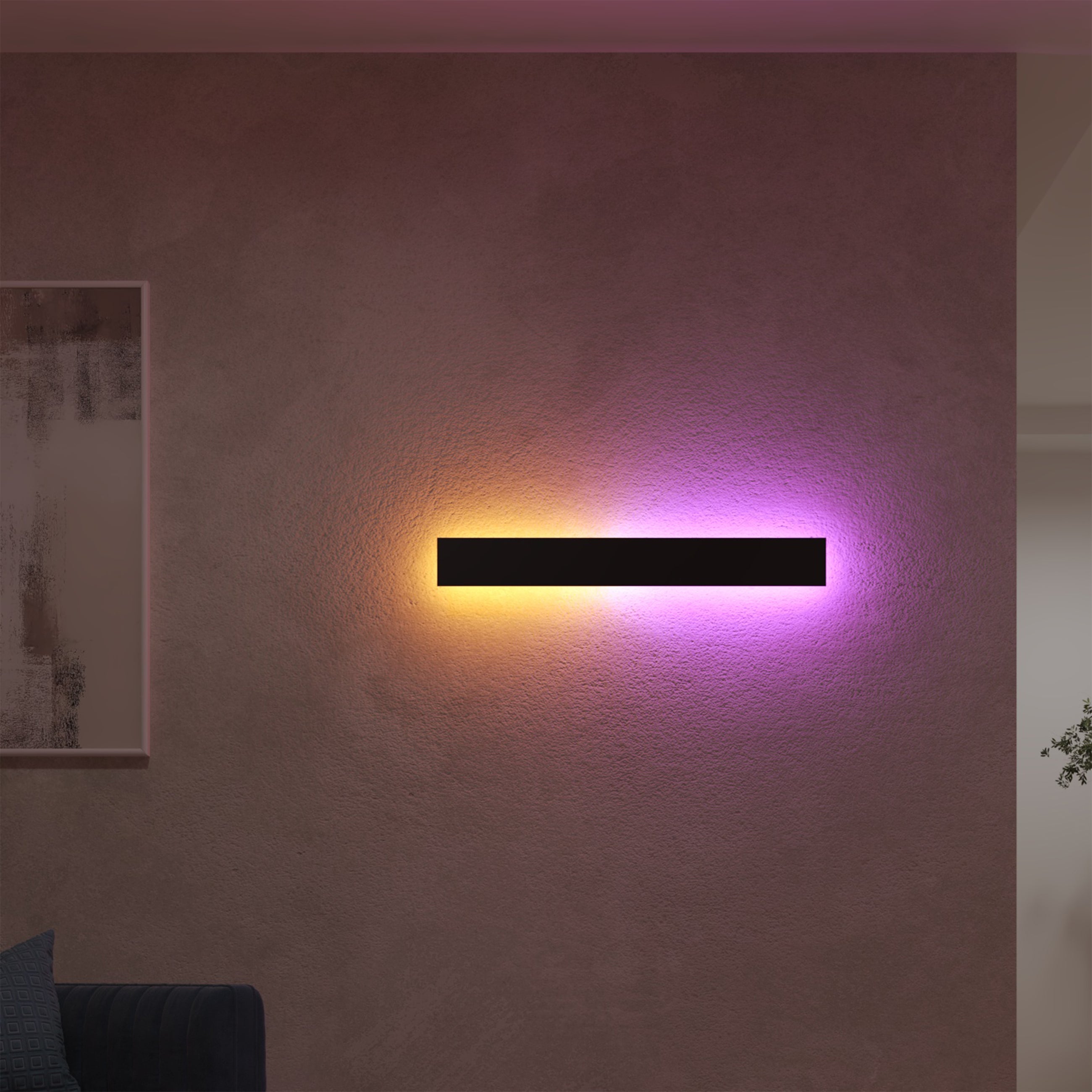 Lampada da parete Noire - Illuminazione moderna con opzioni RGB eleganti