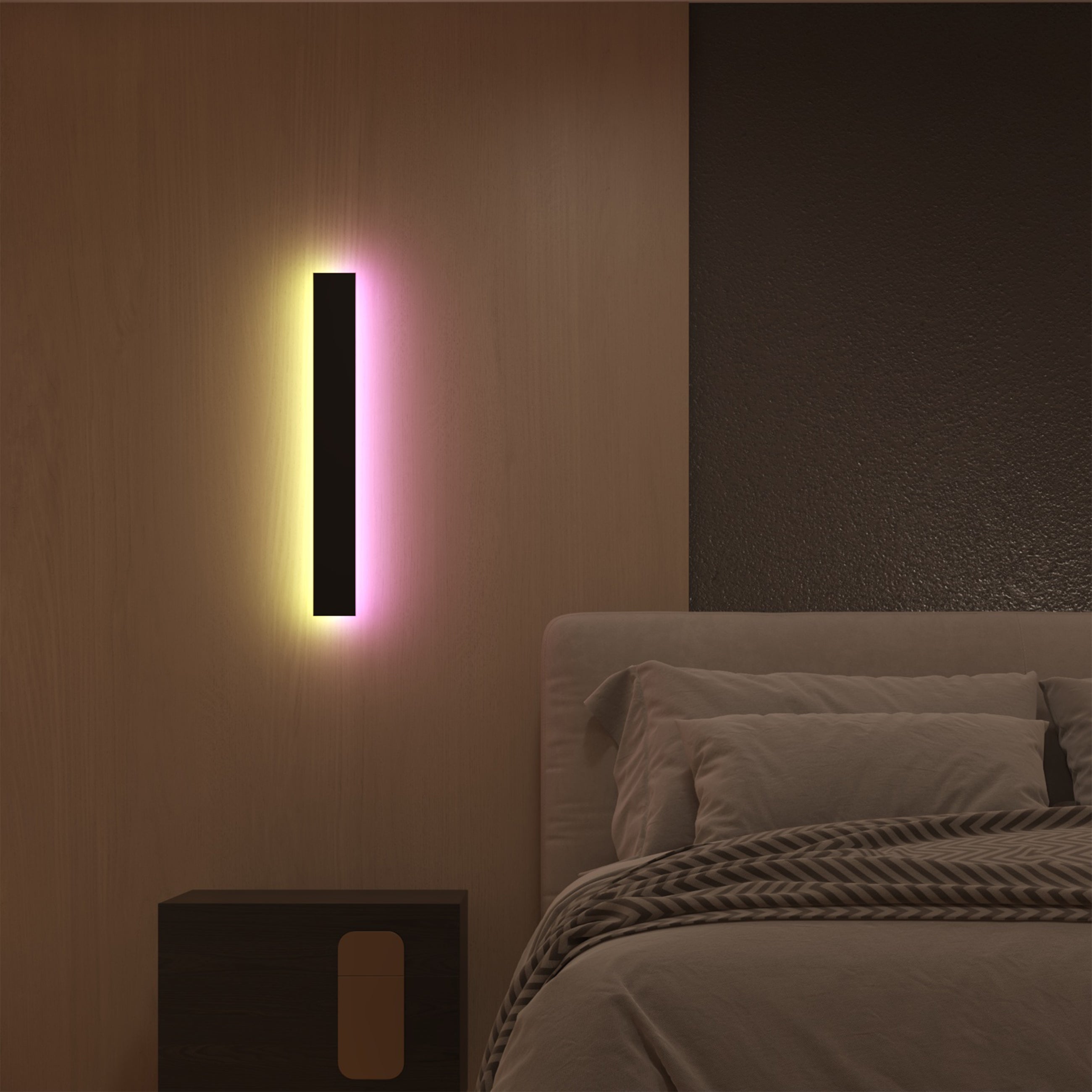 Lampada da parete Noire - Illuminazione moderna con opzioni RGB eleganti