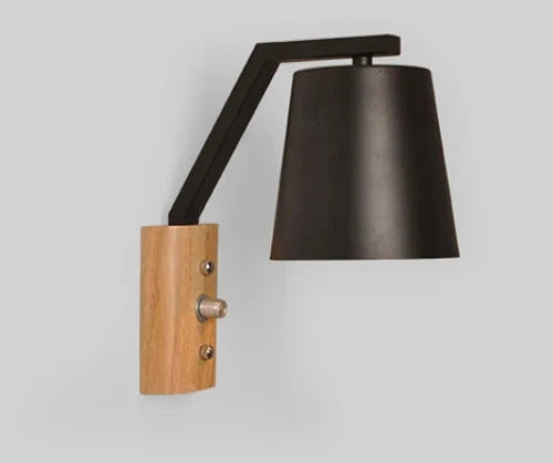 WoodLume – Lampada da parete LED moderna in legno per soggiorno e camera da letto